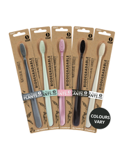 Load image into Gallery viewer, The Natural Family Co Bio Toothbrush Single - Pastel (Assorted)
