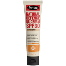 Load image into Gallery viewer, SWISSE Natural Defence BB Cream SPF30 Light Beige 60mL