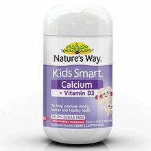 Load image into Gallery viewer, Nature&#39;s Way Kids Smart Burstlets Calcium + Vitamin D 50 Chewable Capsules