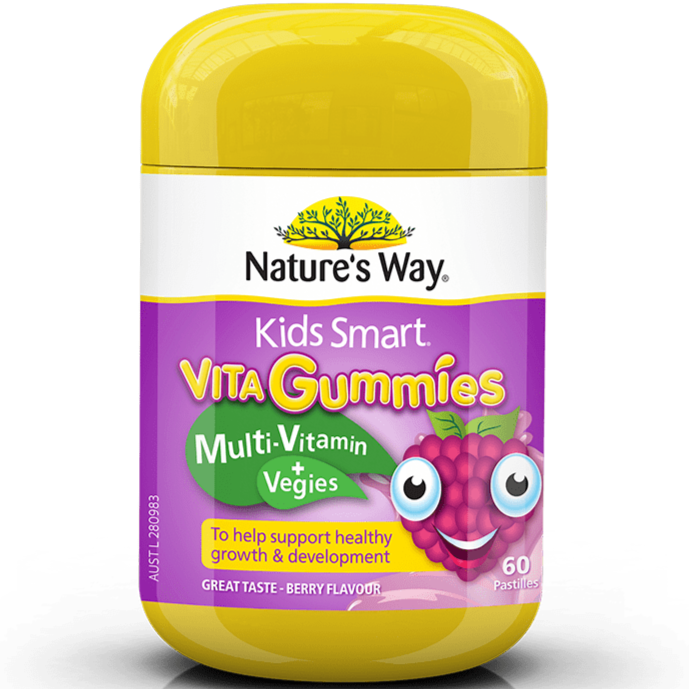Nature's Way Kids Smart Vita Gummies Multi Vitamin & Vegies 60 Gummies