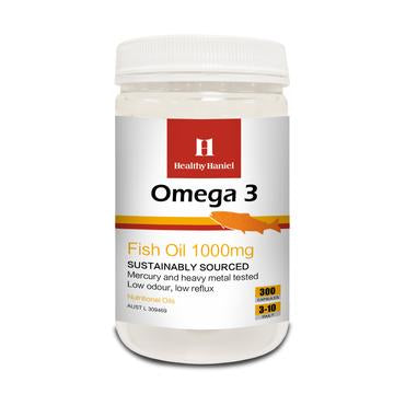 Healthy Haniel Omega 3 Fish Oil 1000mg 300 Capsules