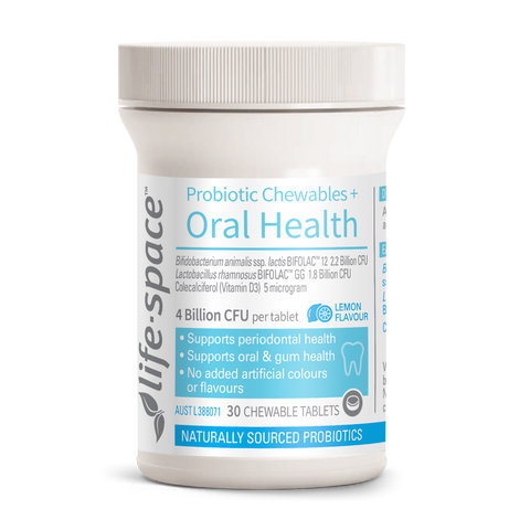Life-Space Probiotics + Oral Health 30 Chewable Tablets