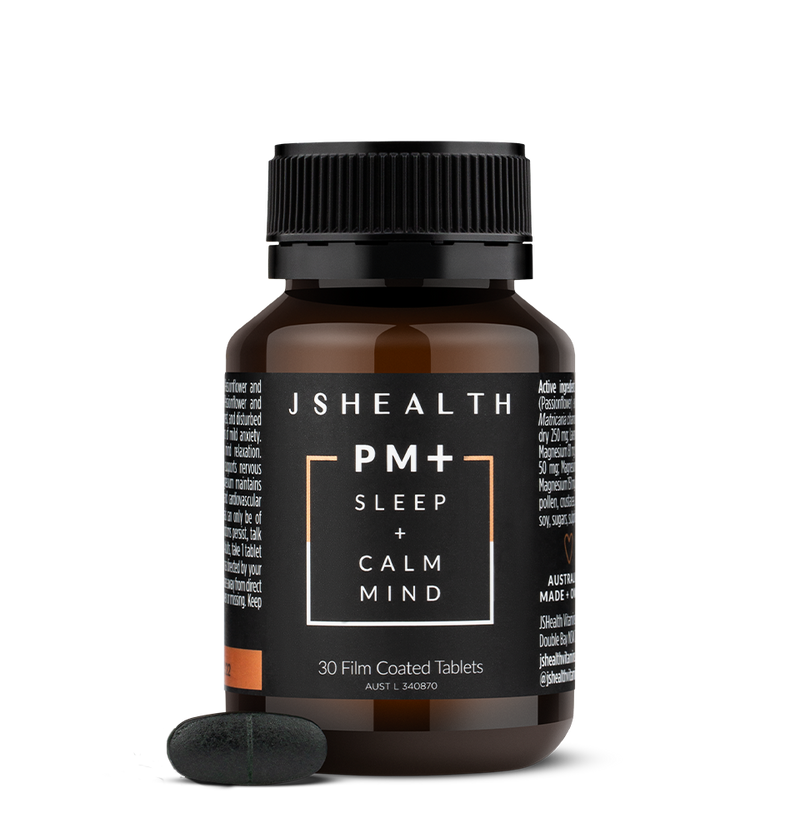 JSHEALTH PM+ Sleep + Calm Mind Formula 30 Tablets
