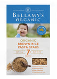 Bellamy's Organic Brown Rice Pasta Stars 7+ Months 200g