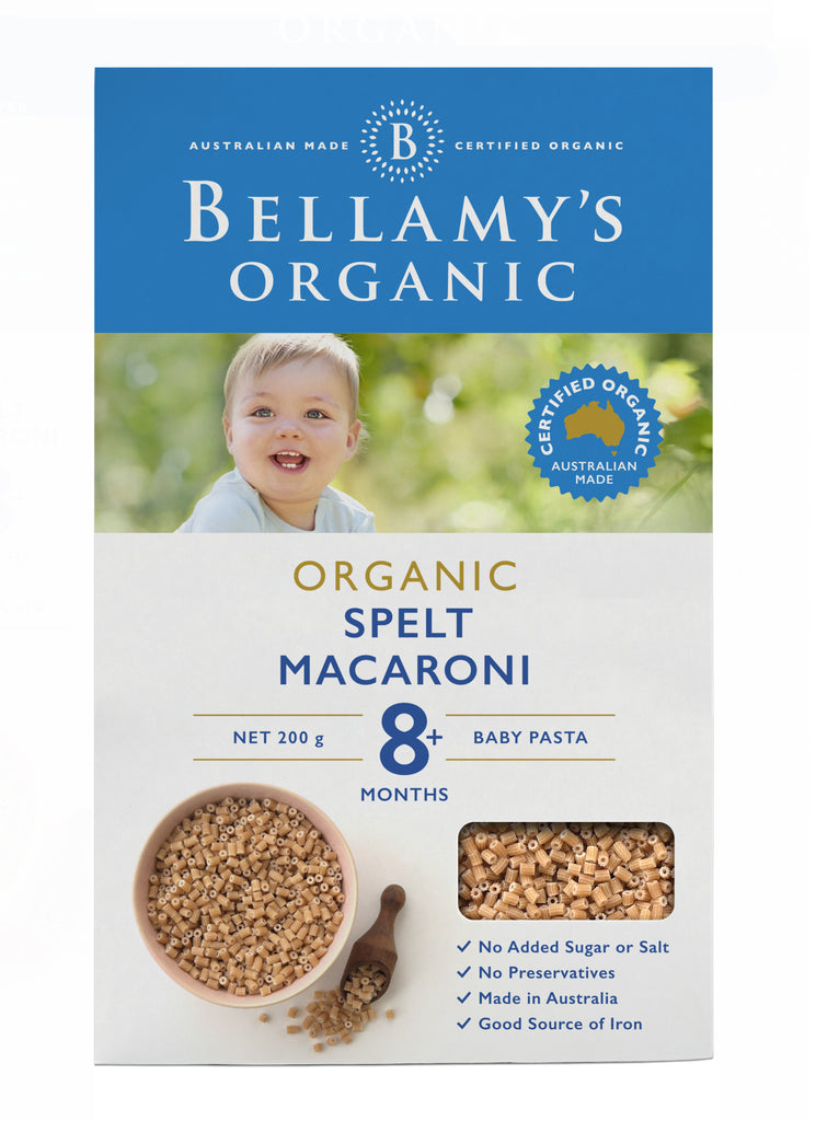 Bellamy's Organic Baby Spelt Macaroni 8+ Months 200g