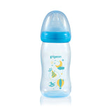 Pigeon SofTouch Bottle PP 240mL Blue