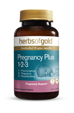 Load image into Gallery viewer, Herbs of Gold Pregnancy Plus 1-2-3 60 Tablets