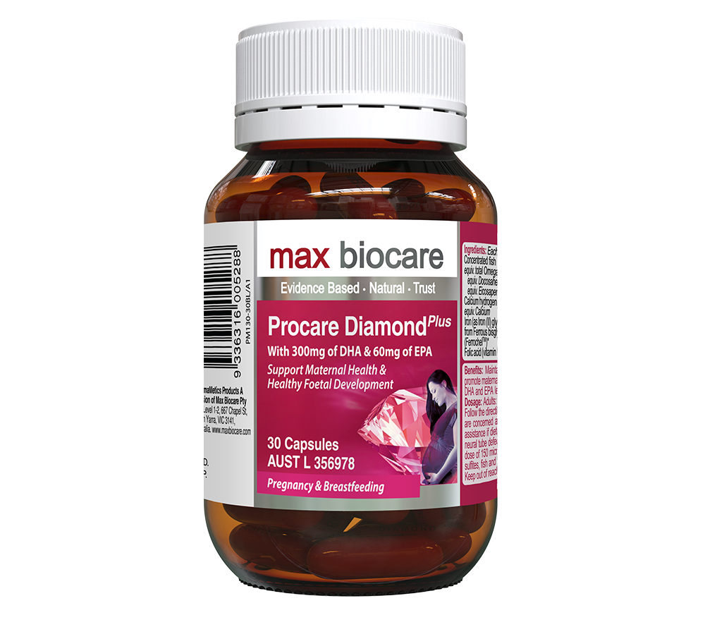 MAX BIOCARE Procare Diamond Plus 30 Capsules (Expiry 05/2024)