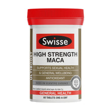 Load image into Gallery viewer, SWISSE Ultiboost High Strength Maca 60 Tablets ( ships May)