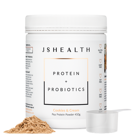 JSHealth Protein + Probiotics Cookies and Cream Flavour 450g