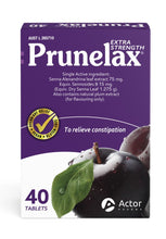 Load image into Gallery viewer, Prunelax Extra Strength Laxative 40 Tablets