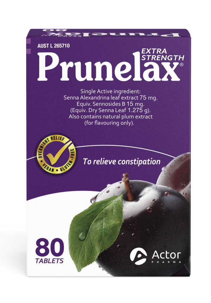 Prunelax Extra Strength Laxative 80 Tablets