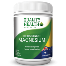 Load image into Gallery viewer, Quality Health High Strength Magnesium 100s