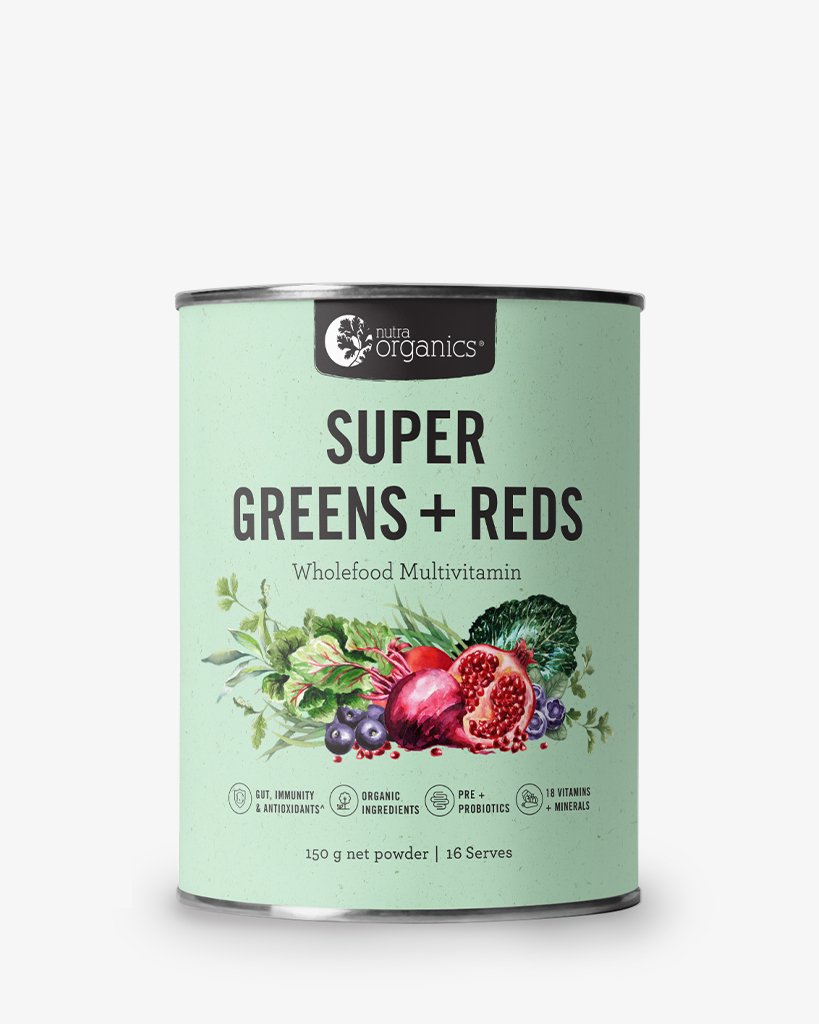 Nutra Organics Super Greens + Reds 150g