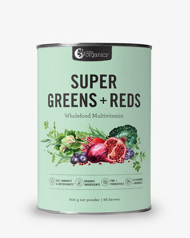 Nutra Organics Super Greens + Reds 600g