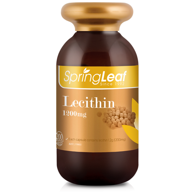 Springleaf Lecithin 1200mg 200 Capsules