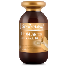 Load image into Gallery viewer, Springleaf Liquid Calcium plus Vitamin D3 200 Capsules
