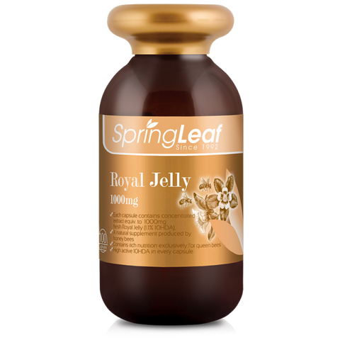 Springleaf Royal Jelly 1000mg 1.1% 10HDA 100 Capsules