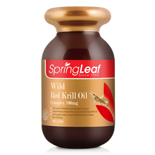 Load image into Gallery viewer, Springleaf Wild Red Krill Oil Complex 700mg 60 Capsules