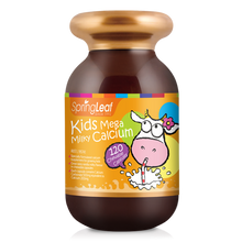 Load image into Gallery viewer, Springleaf Kids Mega Milky Calcium 120 Chewable Capsules
