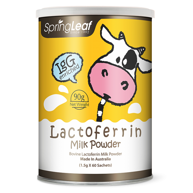 Springleaf Lactoferrin Milk Powder 90g (1.5g x 60 Sachets)