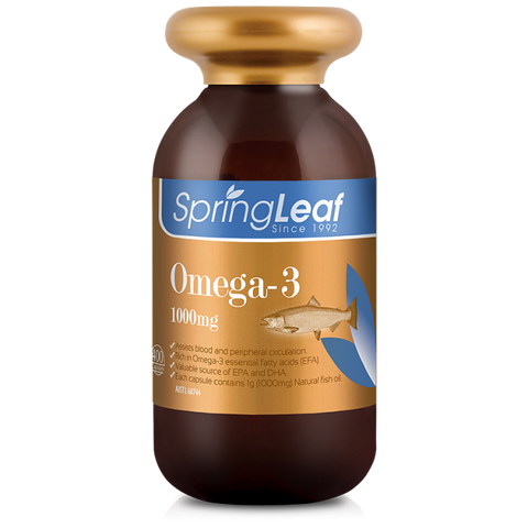 Springleaf Omega 3 Fish Oil 1000mg 400 Capsules