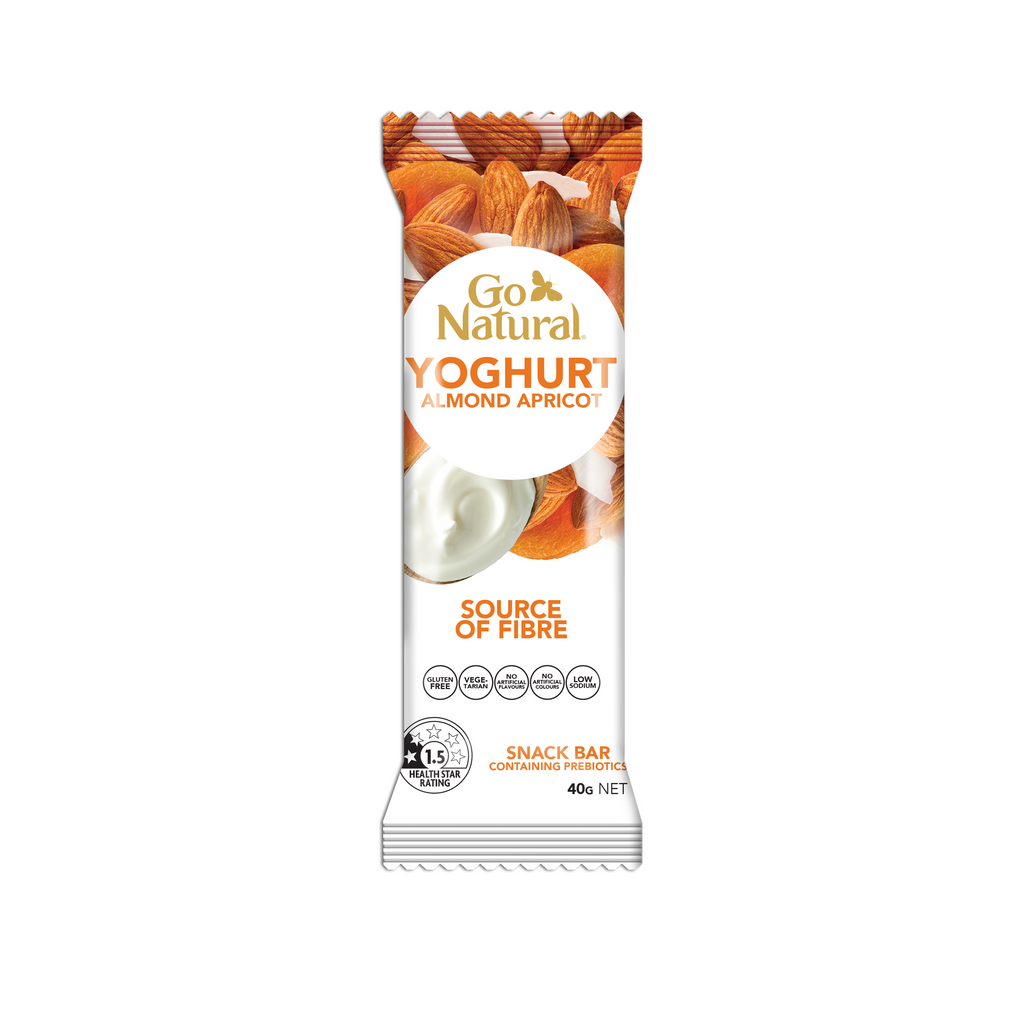 Go Natural Yoghurt Almond Apricot Bar 40g