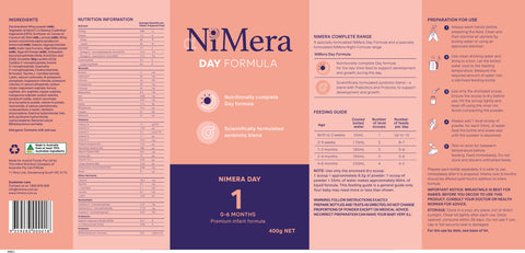 NiMera Stage 1 Premium Infant Formula 400g