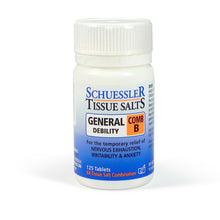 Load image into Gallery viewer, Martin &amp; Pleasance Schuessler Tissue Salts Combination B General Debility 125 Tablets - Comb B