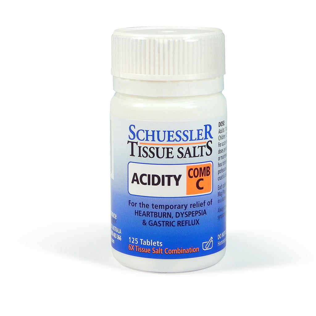 Martin & Pleasance Schuessler Tissue Salts Combination C Acidity 125 Tablets - Comb C