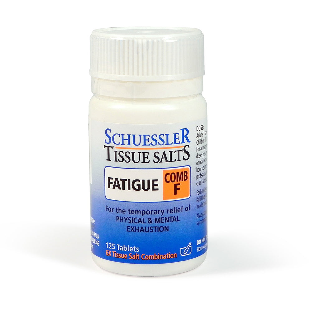Martin & Pleasance Schuessler Tissue Salts Combination F Fatigue 125 Tablets - Comb F