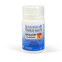 Load image into Gallery viewer, Martin &amp; Pleasance Schuessler Tissue Salts Combination L 125 Circulatory Disorders Tablets - Comb L