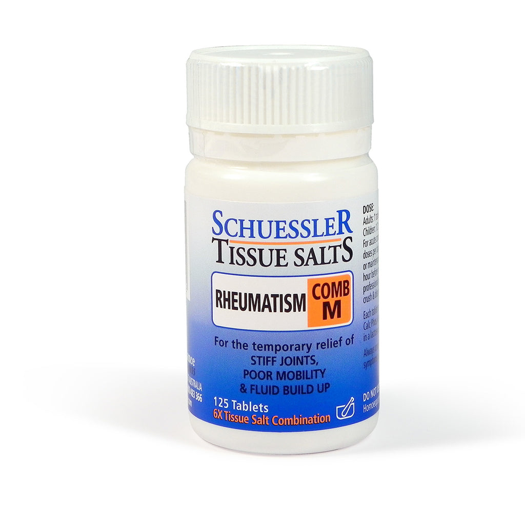 Martin & Pleasance Schuessler Tissue Salts Combination M Rheumatism 125 Tablets - Comb M