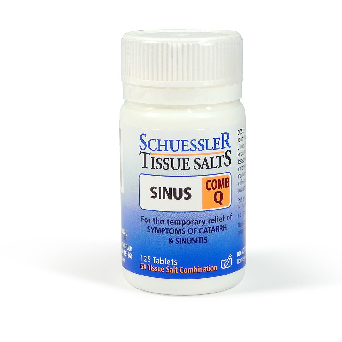 Martin & Pleasance Schuessler Tissue Salts Combination Q Sinus 125 Tablets