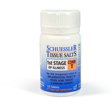 Load image into Gallery viewer, Martin &amp; Pleasance Schuessler Tissue Salts Combination T 1st Stage of Illness 125 Tablets - Comb T