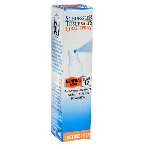 » Martin & Pleasance Schuessler Tissue Salts Oral Spray Combination 12 General Tonic 30mL - Comb 12 6X (100% off)