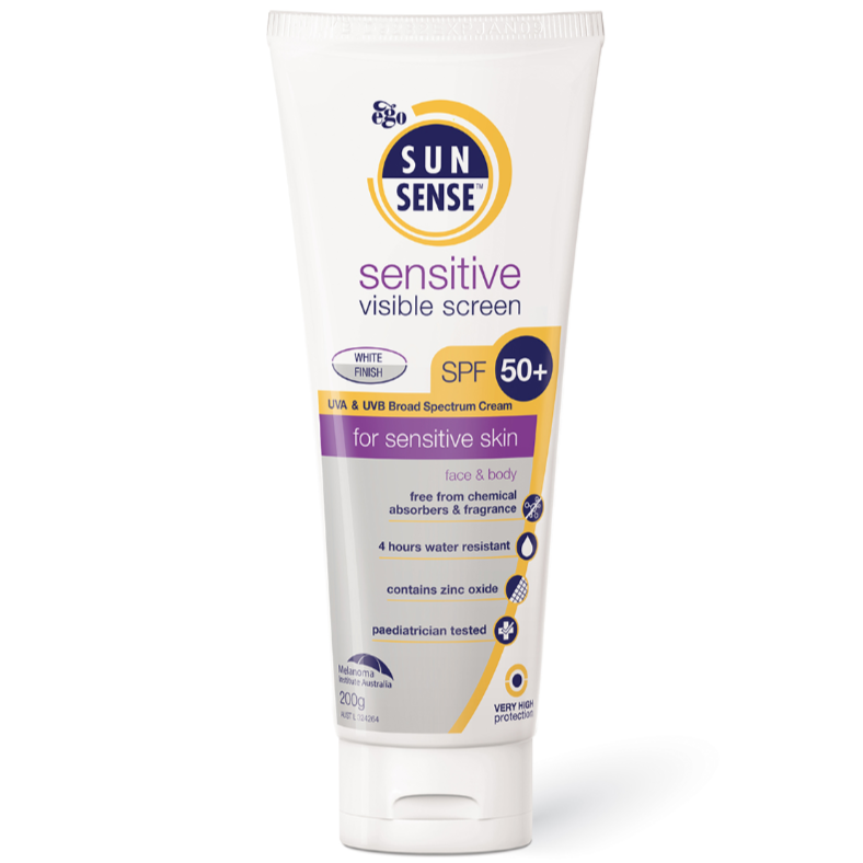 SUNSENSE SENSITIVE VISIBLE SCREEN SPF50+ 200G – Better Value Pharmacy