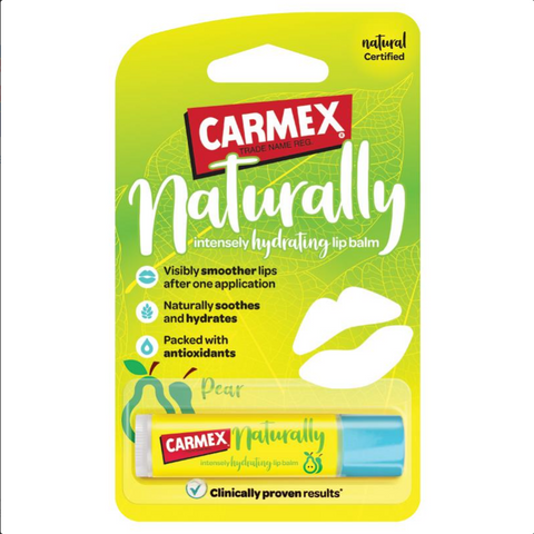 Carmex Lip Balm Naturally Hydrating Pear