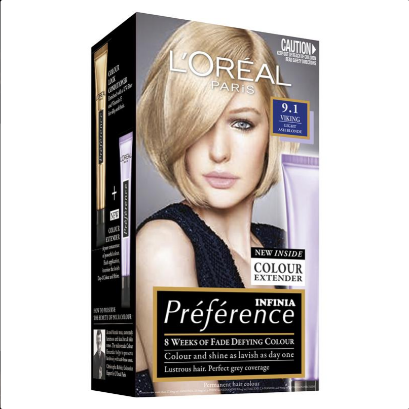 L'Oreal Paris Preference Oslo 9.1 Viking Light Ash Blonde