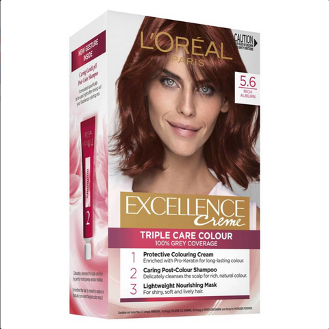 L'Oreal Excellence Creme 5.6 Rich Auburn Hair Colour