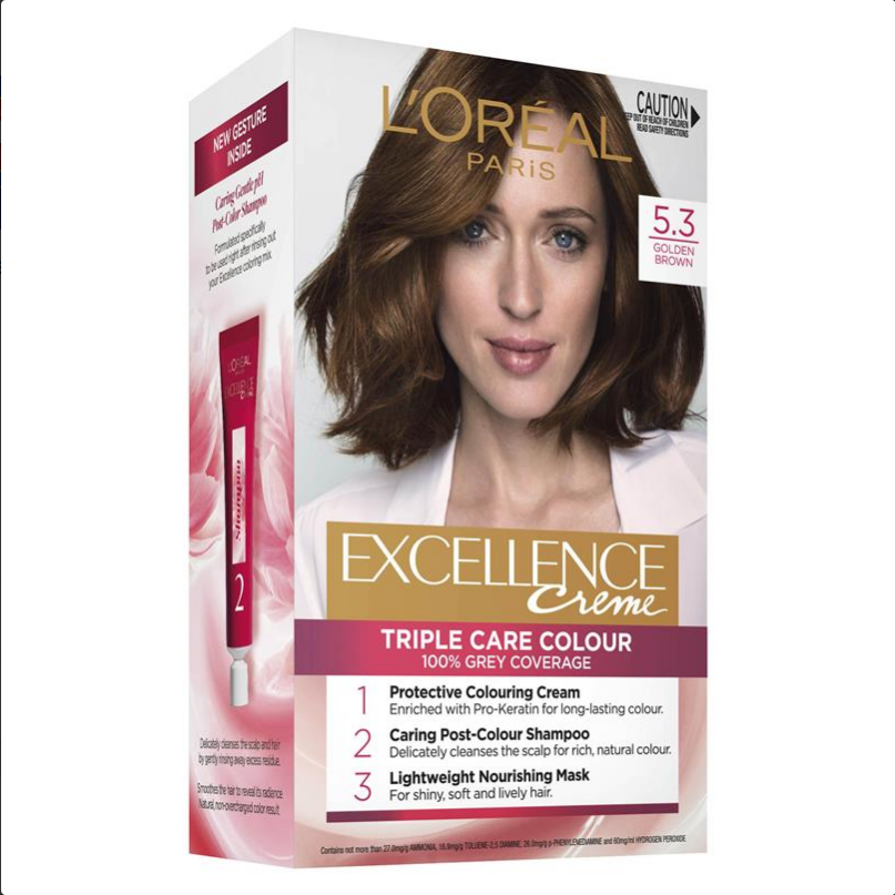 L'Oreal Excellence Creme 5.3 Golden Brown Hair Colour