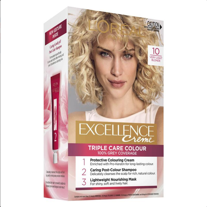 L'Oreal Excellence Creme 10 Very Light Blonde Hair Colour