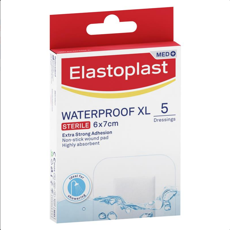 Elastoplast Aqua Protect Waterproof XL 6 x 7cm 5 Dressings