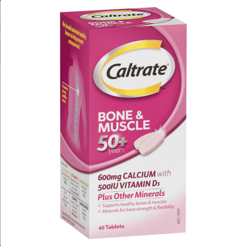 Caltrate Bone & Muscle 50+ 60 Tablets