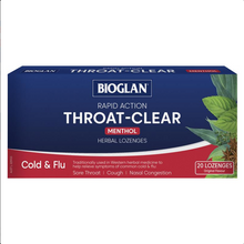 Load image into Gallery viewer, Bioglan Throat Clear Original 20 Lozenges