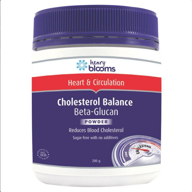 Henry Blooms Cholesterol Balance Beta-Glucan 200g Powder