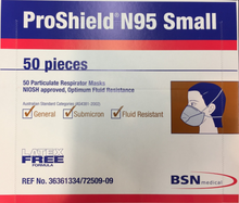 Load image into Gallery viewer, Face Mask - Proshield Medical N95 Face Masks Small BOX 50PCs