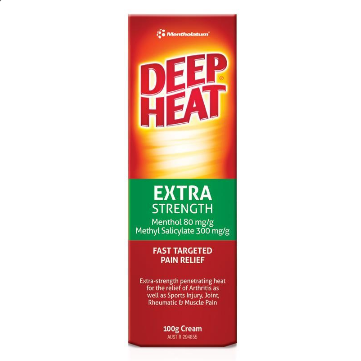 Deep Heat Extra Strength Cream 100g
