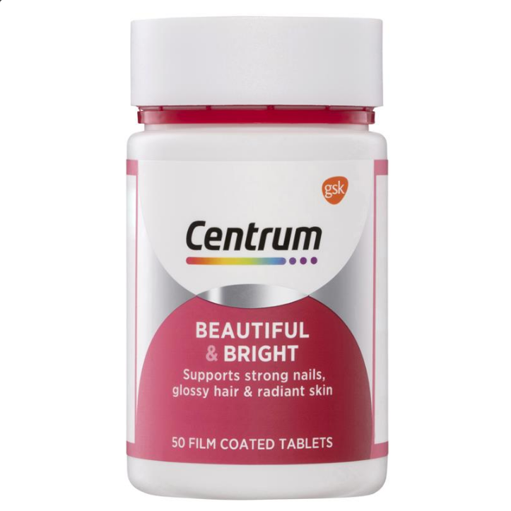 Centrum Beautiful & Bright 50 Tablets