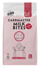 Load image into Gallery viewer, Bio-E CarbMaster Milk Bites Strawberry Natural Flavour 60 Sachets 120g